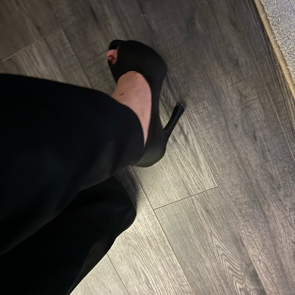 YSL black silk pumps - Picture 4 of 10